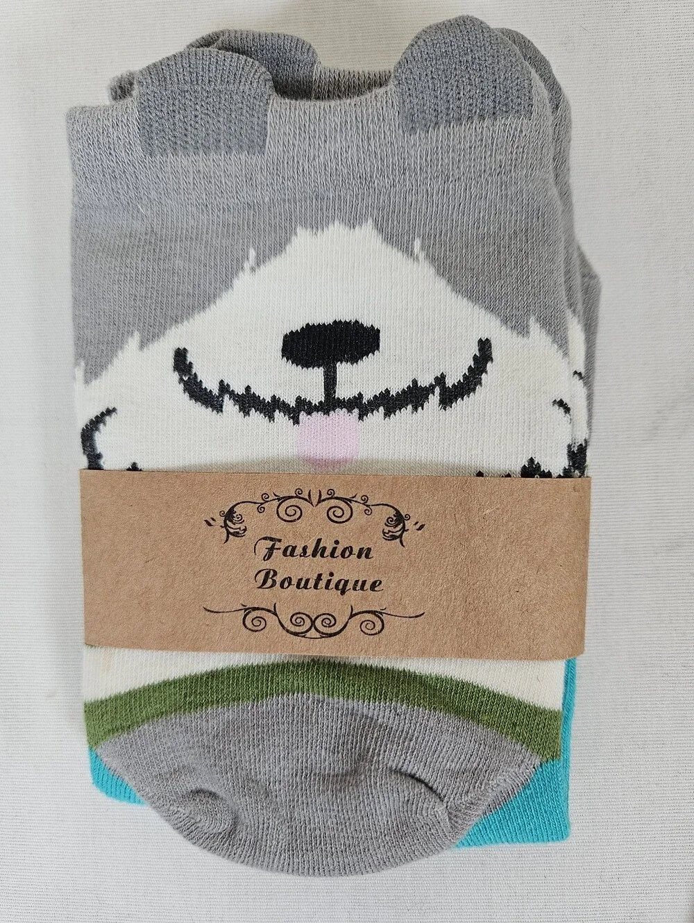 Dog Lover Novelty Crew Socks Set of 5 Pairs NWT Cute Puppy Animal Socks